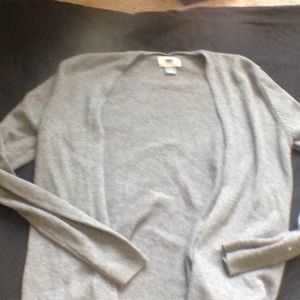 Gray cardigan